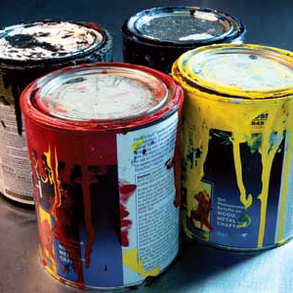 Recyclopedia.sg Empty Paint Cans